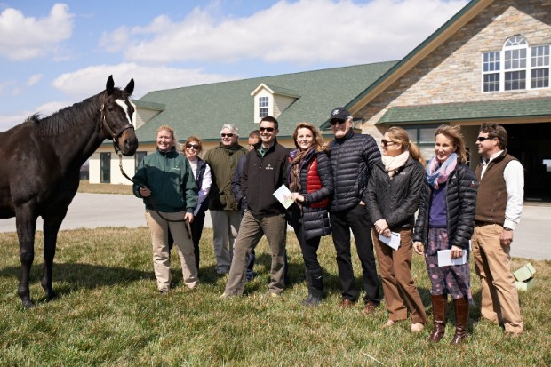 Zenyatta loves a party! Z's 2013 birthday celebration. Photo by Kyle Acebo.